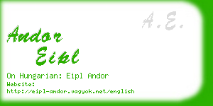 andor eipl business card